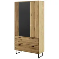 Casavanti Vitrine AREZZO - holzfarben ¦ Maße cm B: