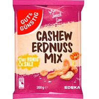 Gut&Günstig Cashew-Erdnuss-Mix Nüsse 200,0 g