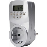 Kopp Zeitschaltuhr elektronisch Silber, 1 Stück, 195420075