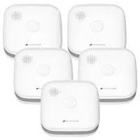 VisorTech Rauchwarnmelder Weiß 5er-Set