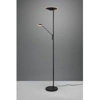 Trio LED-Stehleuchte BRANTFORD Leseleuchte schwarz matt