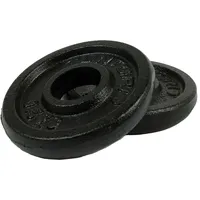 Tunturi Hantelgewichte Gusseisen 2 x 0,5 kg schwarz