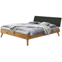 Hasena Massivholzbett Caprile 200 x cm Holz Braun Wildeiche