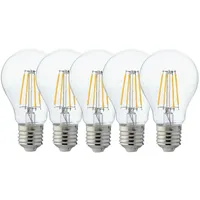 V-Tac 5x 8 W E27 LED Filament Leuchtmittel Birne