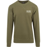 Mister Tee Cash Only Sweatshirt Olive S