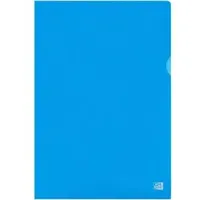 Oxford Sichthüllen DIN A4 blau glatt 0,15 mm, 25
