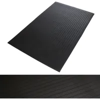Etm Bodenschutzmatte, Softer-Work-Mat Gerippt Schwarz 90x150 cm
