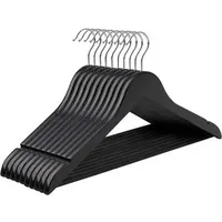 Songmics Kleiderbügel Walnuss