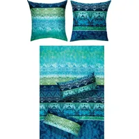 Erwin Müller Bettwäsche in blau | 135x200 cm -