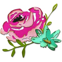 Sizzix Thinlits Stanzformenset Pinselstrich Flowers #4 von Tim Holtz,