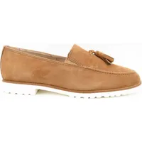 Paul Green Leder-Slipper in Hellbraun - 36