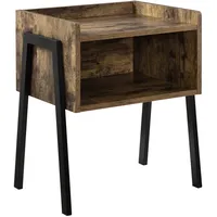 [en.casa] Beistelltisch Kommode Nachttisch Andernach 52x42x35 cm
