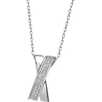 Goldmaid Kette mit Anhänger Weiß Silber