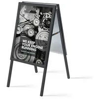 Showdown Displays Showdown Kundenstopper Aluminium Schwarz