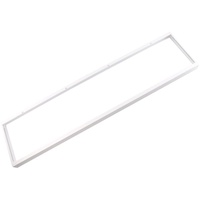 LUXULA LED-Panel Aufbaurahmen 120x30cm steckbar Weiß