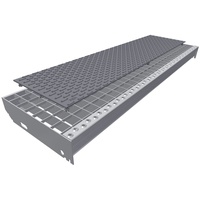 MEA Gitterrostauflage floor LxB 800 x 200 mm genoppt