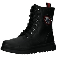 GEOX Stiefelette in Schwarz/Rot | Gr.: 29
