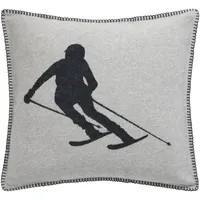 David Fussenegger Sylt Kissenhülle Skifahrer Filz 50x50cm von