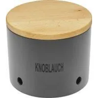 MAGU GmbH magu Knoblauchtopf Natur-Design - grau