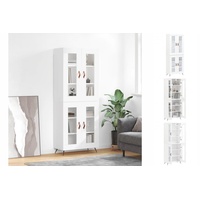 VidaXL Highboard Weiß 69,5x34x180 cm Holzwerkstoff