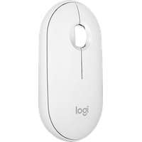 Logitech M350s Pebble Mouse 2 weiß, Logi Bolt, USB/Bluetooth