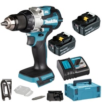 Makita DDF489RTJ Akku-Bohrschrauber inkl. MAKPAC + 2 Akkus 5.0Ah