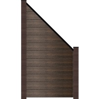 GROJA Steckzaun Solid Abgeschrägt 90 cm x 180/90 cm