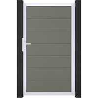 GROJA Solid Grande Steckzauntor 100 x 180 cm Grau