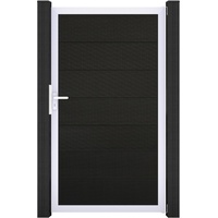 GROJA Solid Grande Steckzauntor 100 x 180 cm Schwarz