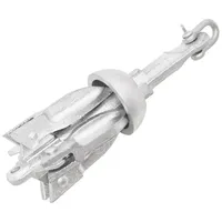 VidaXL Klappanker Silber 0,7 kg Feuerverzinktes Gusseisen