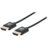 Manhattan HDMI Cable with Ethernet (Ultra Thin), 4K@60Hz (Premium