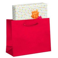 Vp 25 VP Papier-Tragetaschen rot 25,0 x 20,0 cm