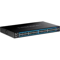 TRENDNET TEG Rackmount Gigabit Smart Switch, 48x RJ-45, 4x