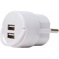 Kopp Adapter mit 2-fach USB max. 2.1A, 1 Stück,