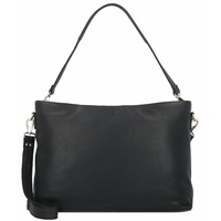 Plevier Structure Millau Schultertasche Leder 43 cm Laptopfach schwarz