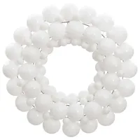 VidaXL Weihnachtskranz 45 cm Weiß