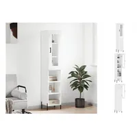 VidaXL Highboard Weiß 34,5x34x180 cm Holzwerkstoff