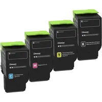 Lexmark Original Toner - 4er Multipack für CS622de, CX421adn,