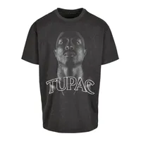 Mister Tee Tupac Up Oversize Kurzarm-T-Shirt Charcoal M