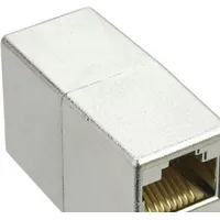 InLine Cat.5e Patchkabelkupplung 2x RJ45 Buchse, metallisiert geschirmt