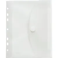 FolderSys Dokumententaschen DIN A5 transparent genarbt 0,20 mm, 10