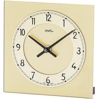AMS Tischuhr messing Quarz 16cm- 1249