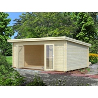 Palmako Gartenhaus Lea 19,4 m2 - 44 mm Hellbraun