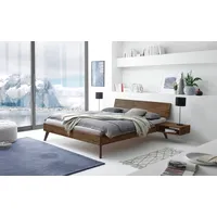 Hasena Massivholzbett Ancona 120 x 200 cm Holz Nussbaum