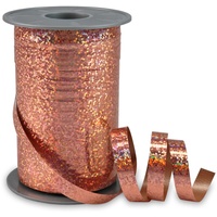 Präsent Geschenkband HOLLY Holographic rosegold 10 mm x 200
