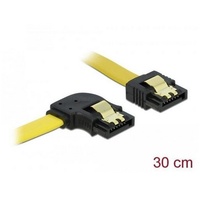 DeLock SATA 30cm SATA-Kabel 0,3 m Gelb