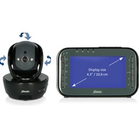 Alecto DVM200MBK - Babyphone mit Kamera und 4,3"-Farbdisplay, Schwarz