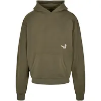 Mister Tee K-dot Heavy Oversize Kapuzenpullover Olive 3XL