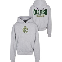 Mister Tee Old Irish Mob Ultraheavy Oversize Kapuzenpullover Grey