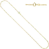 Jobo Singapurkette Gold 585 Gelbgold 42 cm 1,8 mm